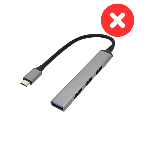 Hub B&aacute;sico 3-4 Puertos